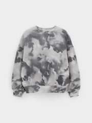 джемпер  для мальчика  КР 302805/речной перламутр,размытая фактура к628