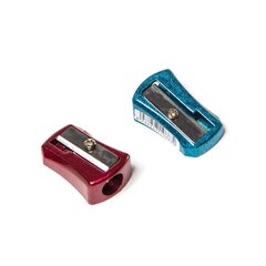 
          Точилка металлическая Yalong, 1 отверстие, эргономичной формы, ассорти, картонная упаковка