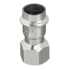 Соединитель Valtec нерж. сталь с вн.р. 18х1/2