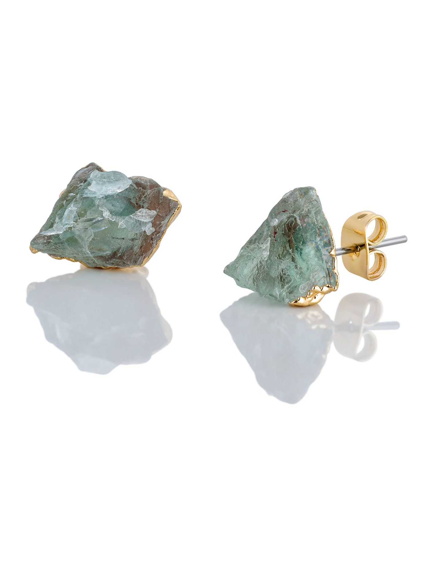 Серьги с флюоритом