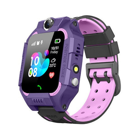 Детские смарт-часы с телефоном Smart Baby Watch Z6 фиолетовые