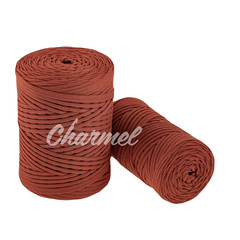 Terracotta Lite polyester cord 3 mm
