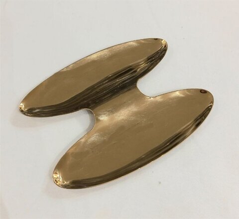 Двойное блюдо для закусок Herdmar Appetizer золотое