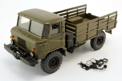 GAZ-66 khaki Russian Miniature 1:43