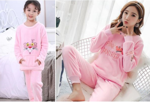 Розовая Пантера пижама детская и взрослая