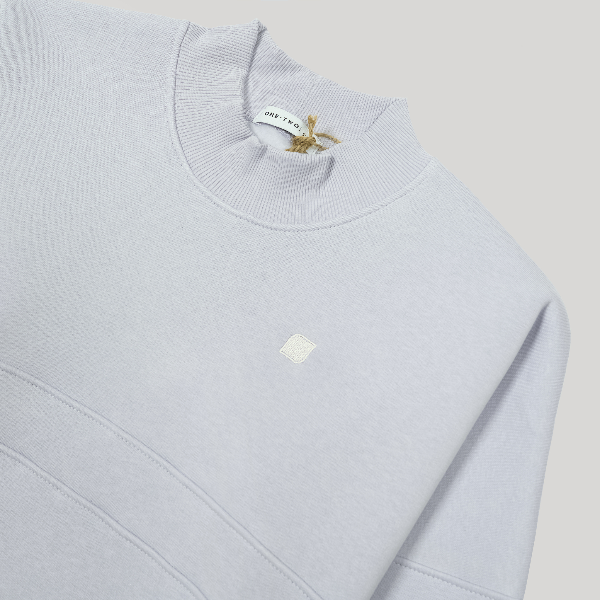 High Neck Sweatshirt Icelandic Blue 