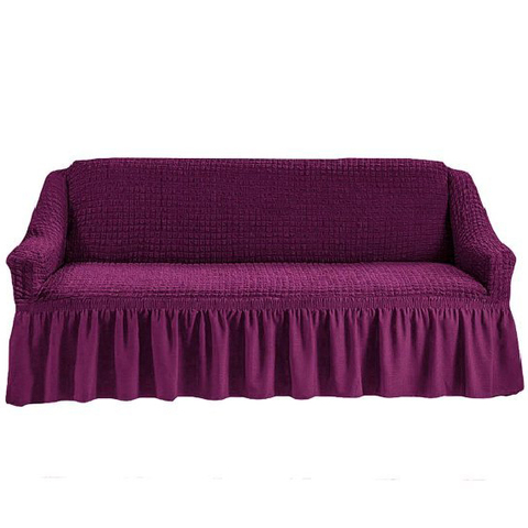 Чехол на четырехместный диван, фиолетовый