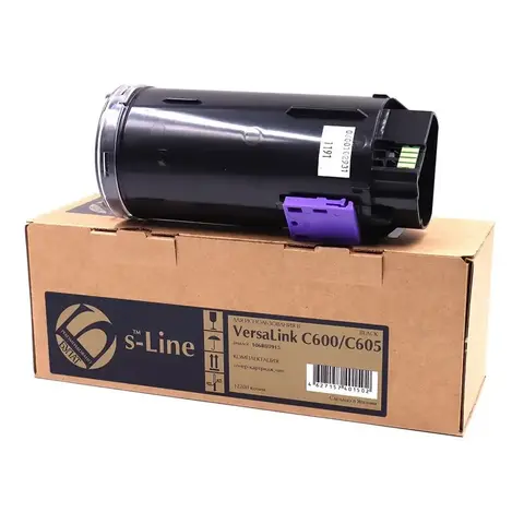 Тонер-картридж БУЛАТ s-Line 106R03915 для Xerox VersaLink C600 (Чёрный, 12200 стр.)