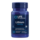 Литий, Lithium 1000 mcg, Life Extension, 100 вегетарианских капсул 1