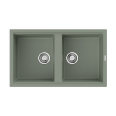 Omoikiri 4993253 Мойка Kitagawa 83-2-U-WG Artceramic/wind green фото