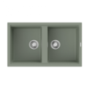 Omoikiri 4993253 Мойка Kitagawa 83-2-U-WG Artceramic/wind green