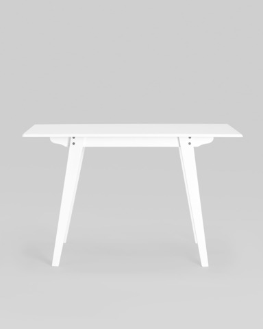 Обеденная группа стол GUDI 120*75 белый, кресла DSW пэчворк черно-белые 4 шт., для кухни столовой гостиной ткань массив дерева бука МДФ