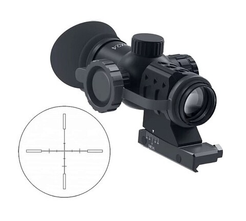 Immersive Optics 10х24 MD-M с регулируемым креплением МОА