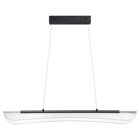 359191 OVER NT23 000 черный Светильник подвесной диммируемый, в комплекте пульт ДУ IP20 LED 3000К~6000К 32W 220-240V WELLE