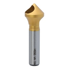 Зенковка ц/х 90° 10,0мм HSSE-Co5 TiN (2/5, полая, с отверстием) d6мм H-Tools 893005EHT