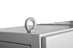 Шкаф электротехнический напольный Elbox EME, IP55, 1400х600х400 мм (ВхШхГ), дверь: металл, цвет: серый