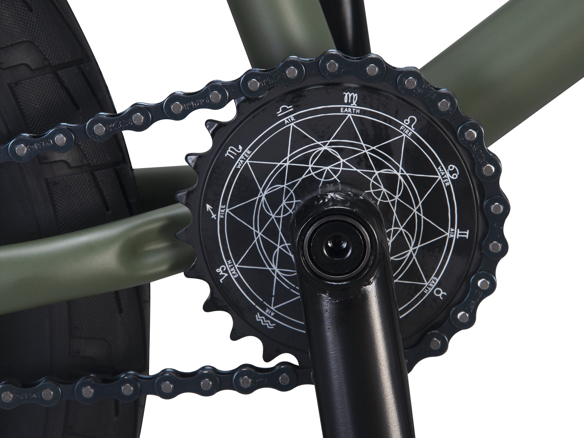 BMX Велосипед Karma Zodiac 18" 2021 Оливковый