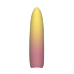 Желтая перезаряжаемая вибропуля Bullet - 10,1 см. - 