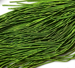 Канитель мягкая матовый зеленый 1мм (№4271)