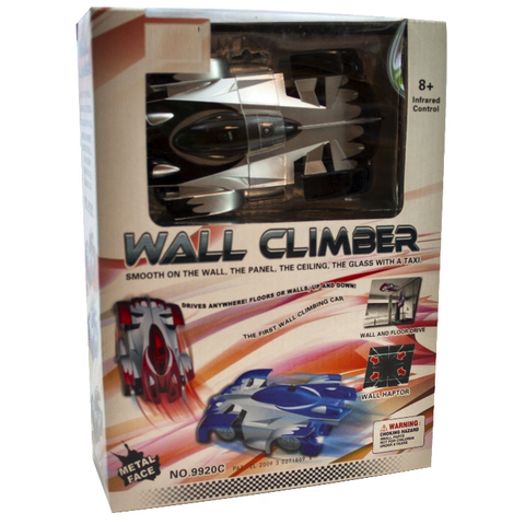 Антигравитационная машинка Wall Climber Чёрная