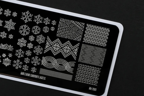 Пластина для стемпинга Go! Stamp 268 Million Snowflakes