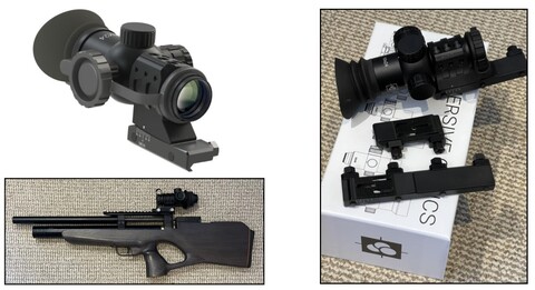 Immersive Optics 10х24 MD-M с регулируемым креплением МОА