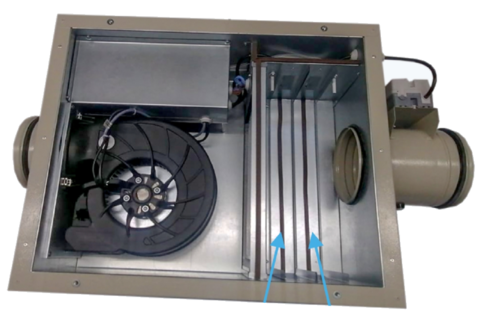 Breezart 600FC Lux SB Приточная установка с электрическим нагревателем (потолочное исполнение)