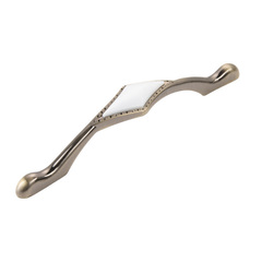 Ручка мебельная скобка EDSON 8305-128-AB античная бронза