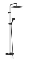 Душевая система со смесителем для душа, черный Hansgrohe Crometta S Showerpipe 240 26900670