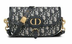 Сумка Dior Bobby East-west синий