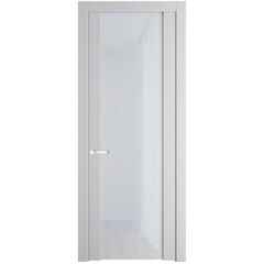 Межкомнатная дверь эмаль Profil Doors 1.13P крем вайт остеклённая