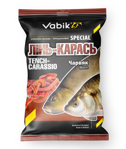 Прикормка Vabik SPECIAL Линь-Карась Червь 1кг 10 шт/уп.