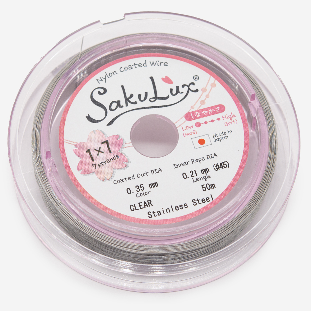 Японский ювелирный тросик SakuLux 7 диаметр 0,35мм, цвет 