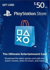 Playstation Store США (USA): Карта оплаты 50$ [Цифровой код доступа]