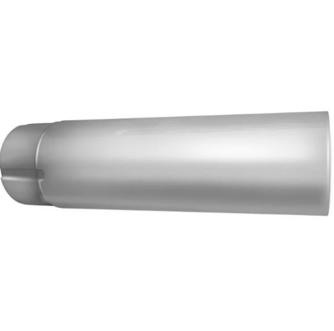 Труба водосточная металлическая Гранд Лайн 125х90х3000 мм алюцинк