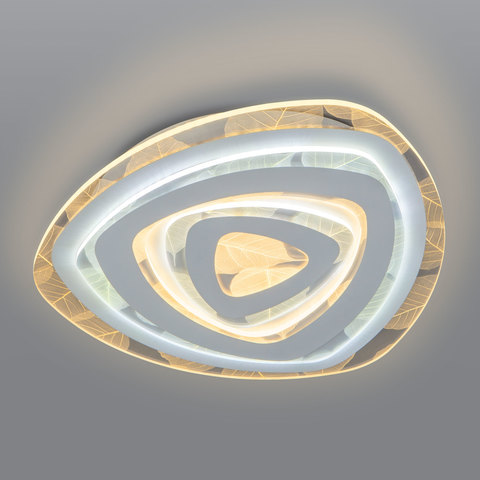 Потолочный светодиодный светильник с пультом управления 90221/1 белый