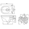 Унитаз подвесной SSWW CT2063V