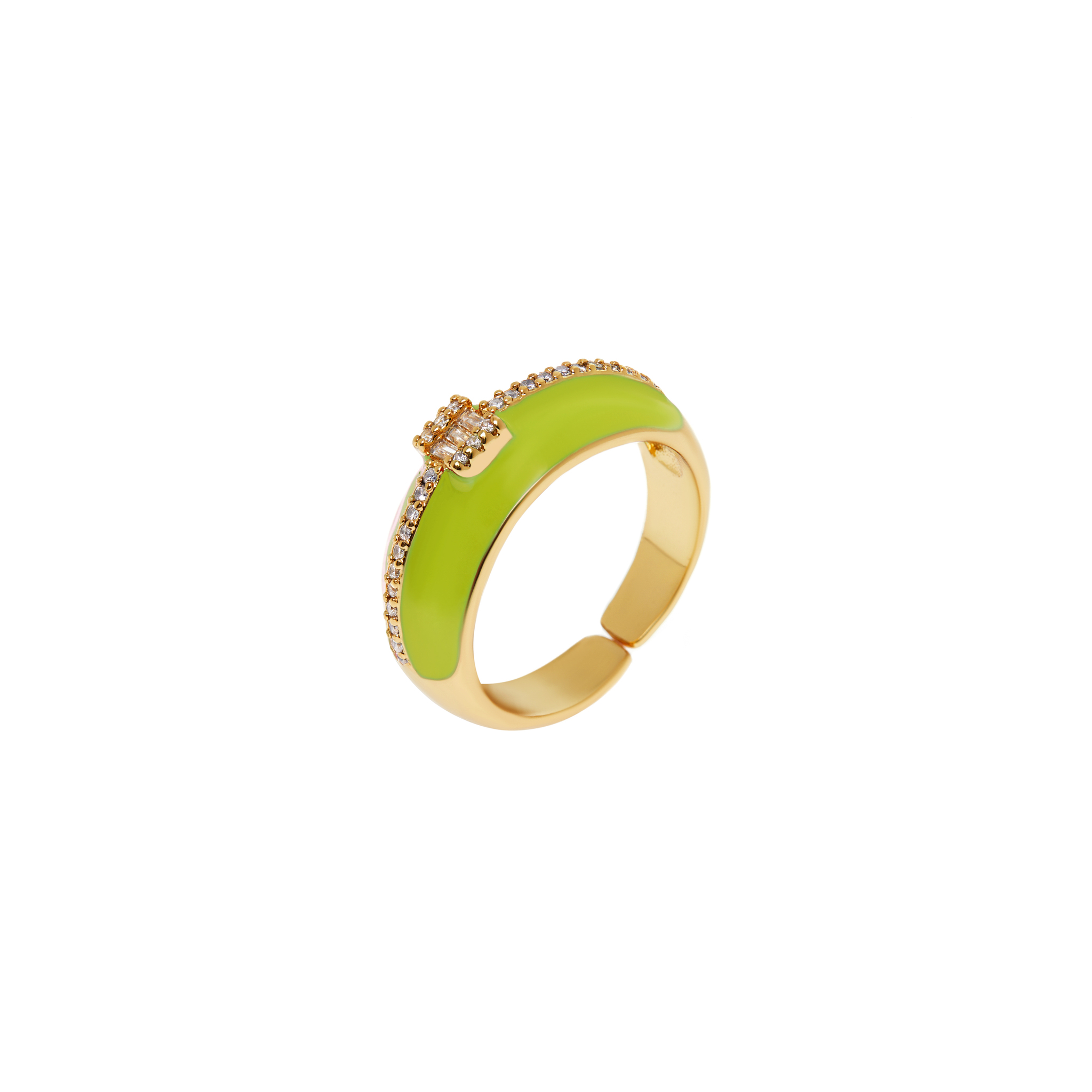 DÉJÀ VU Кольцо Bright Spot Ring – Green déjà vu кольцо crystal cuddling ring