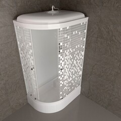 Душевая Кабина TRITON Коралл В 1200х800, Мозаика R
