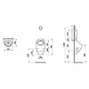 Laufen Alessi One 8.4097.1.400.000.1 Писуар 325х290х585мм, , с сифоном, с покр. LLC, цвет: белый (крышка приобретается отдельно)