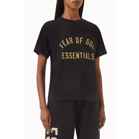 Logo Crew Neck T-shirt in Tri-blend Jersey