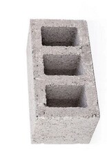 Блок керамзитовый 20х20х40 облегченный (квадратный)