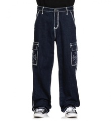 Джинсы Affliction WIDE LEG CARGO PANT