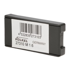 Метчик М 1,6х0,35 (Комплект 3шт) DIN352 HSS-G 6h 32мм a=2,1 Voelkel 27310