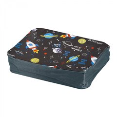 
          Папка с ручками 1 отделение, А4 260х340х80 мм, Alingar, ПВХ, ручки тесьма, дизайн с одной стороны, молния сверху, внутр. карман, "Среди планет"