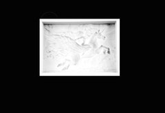 Силиконовый молд № 441 панно Пегас силуэтное