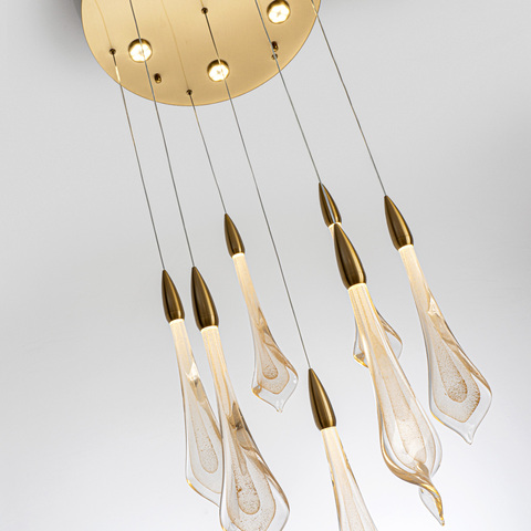 Подвесная светодиодная люстра Modelux ML.89181.7 BS