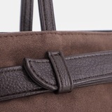 Сумка Саломея 215 эко-замша шоколад