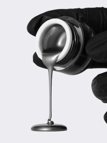 NR Гель-краска Mirror Silver, Зеркальное серебро (5 гр)