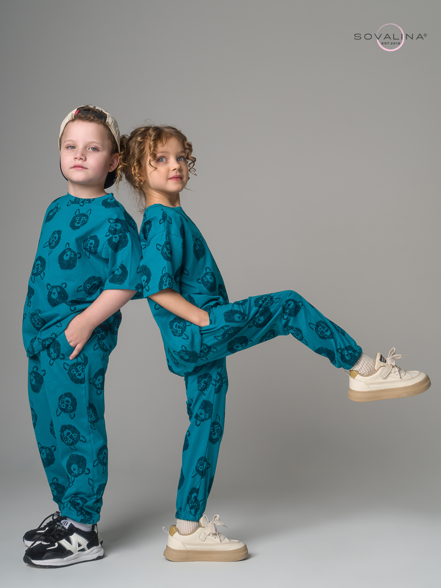 Костюм Daily men волки зеленый